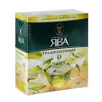Чай в пакетиках Принцесса Ява Традиционный зелёный 100х2г арт. 0880-18