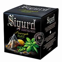 Чай в пакетиках зеленый лимонный мирт-вербена SIGURD TEA HOUSE Green Tea Lemonmyrte & Verbena 15*2 г